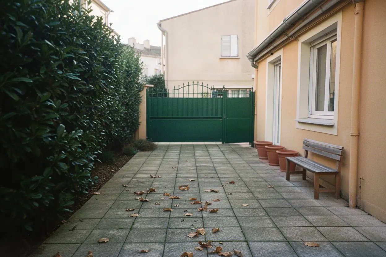 Cour marseillaise nettoyée après évacuation des branches